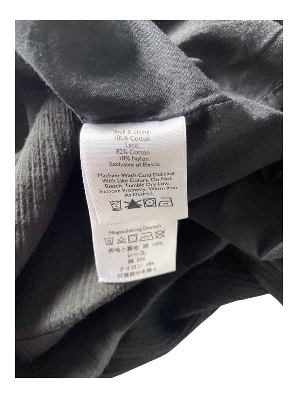 Eddie Bauer Black Sleeveless Lace Trim Lining Women's Dress, 6 - Picture 5 of 12